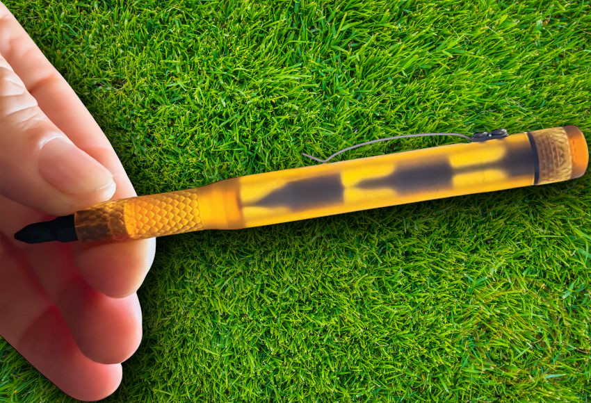 Maratac Ultem Pen Driver Bits Included Stores Extra In Handle Golf Ball Knurling