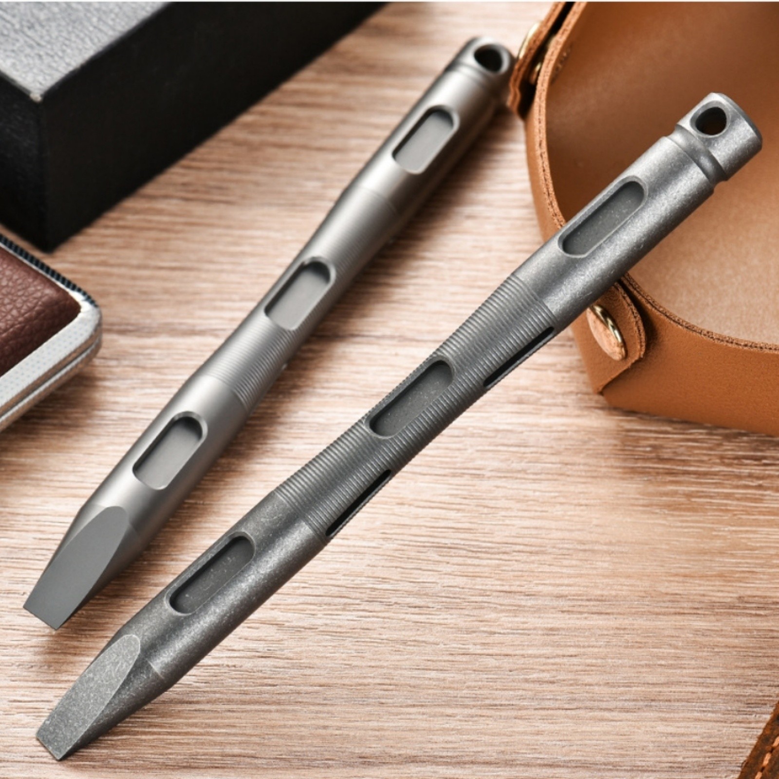 EDC Titanium Alloy Pry Bar Camping Gear Portable Outdoor Multi Tools