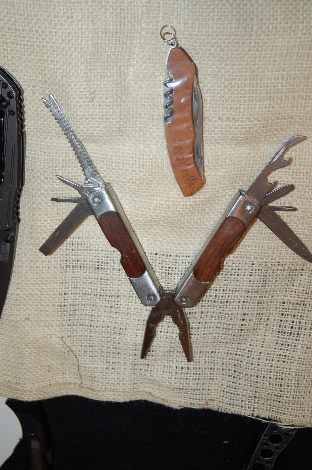 EDC LOT KNIFE MULTI TOOLS W BONUS TAC FORCE SHEFFIELD READ SURVIVAL CAMPING ETC.