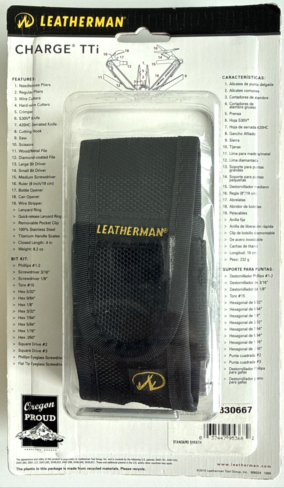 Leatherman Charge TTi Multi-Tool Nylon Sheath USA