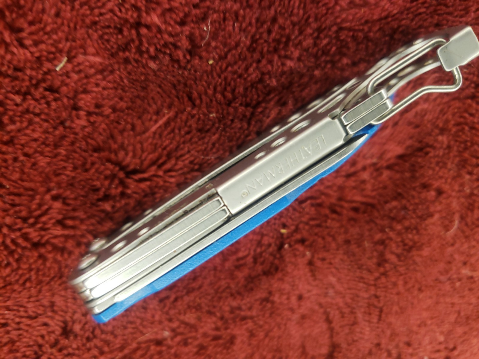 Leatherman Style CS Multi Tool Blue Scissors