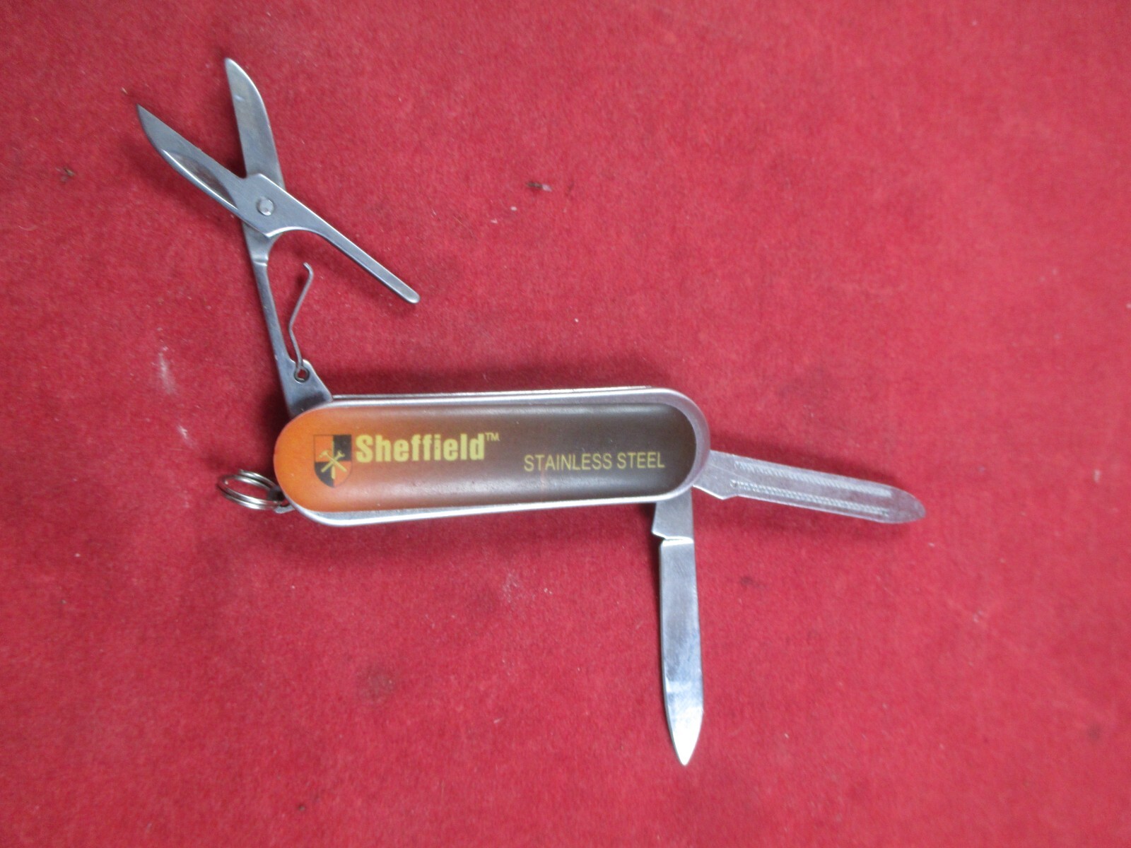 SHEFFIELD 3 Piece Multi Tool Knife- Scissors- Nail File