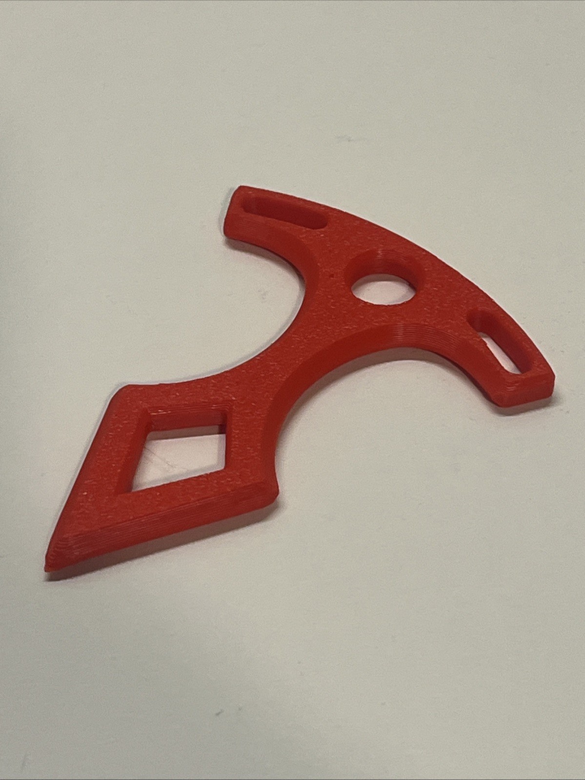 EDC Keychain Boat Anchor Model Tool – Red Undetectable Defense-Easy Defender