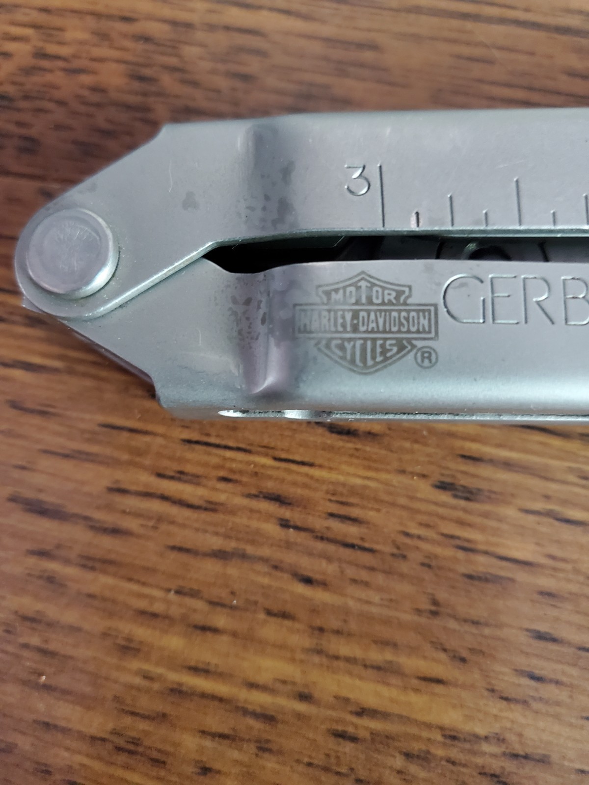 Gerber Multi Pocket Tool Vintage With Case Foldable Harley Davidson USA