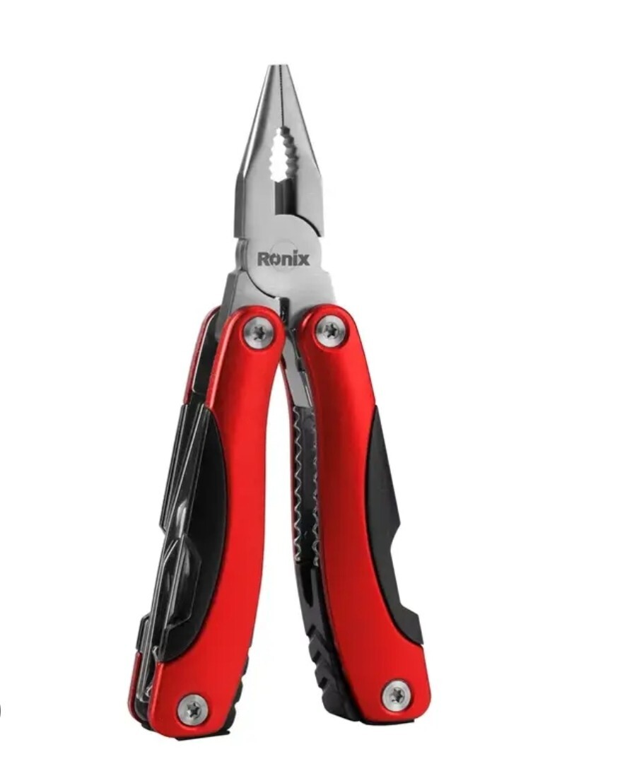 Camping Outdoor Multi Function Tool Plier with Handle Foldable Multipliers 12in1