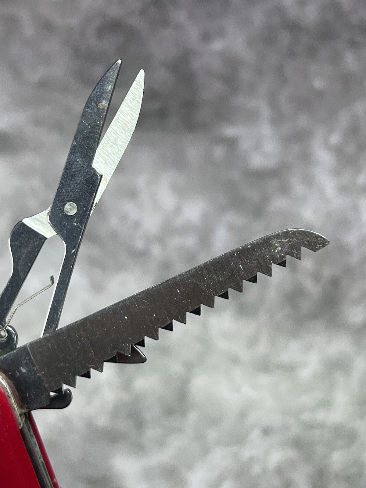 Ri Mel Vtg Multi Functional Tool Pocket Tactical Camping Folding Army Knife 1713