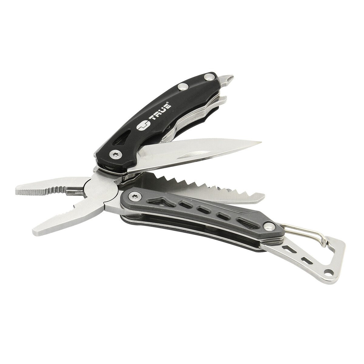 True Utility TU180F Seven Multi-Tool Saw Knife wire cutters Pliers Screwdriver