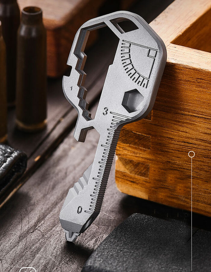 Outdoor Portable Multifunctional Key Tool Gadget Combination Card Camping EDC