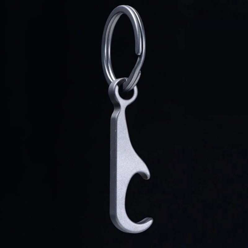 Portable Beer Caps Opener Outdoor Tool backpacks Pendant with Keyring Enduring