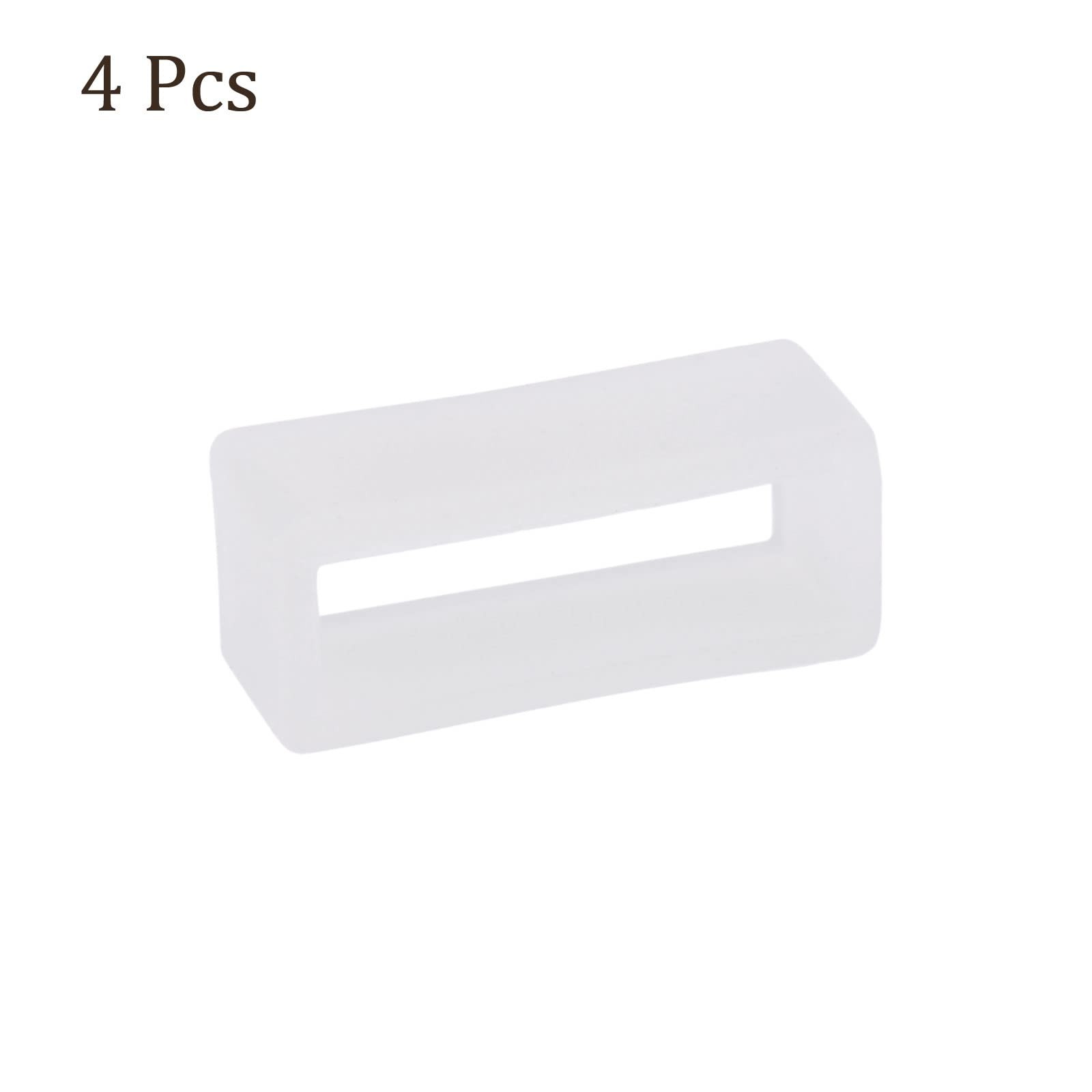 4pcs Watch Strap Loop 20mm Width Rubber Watch Holder Repair Replacement…