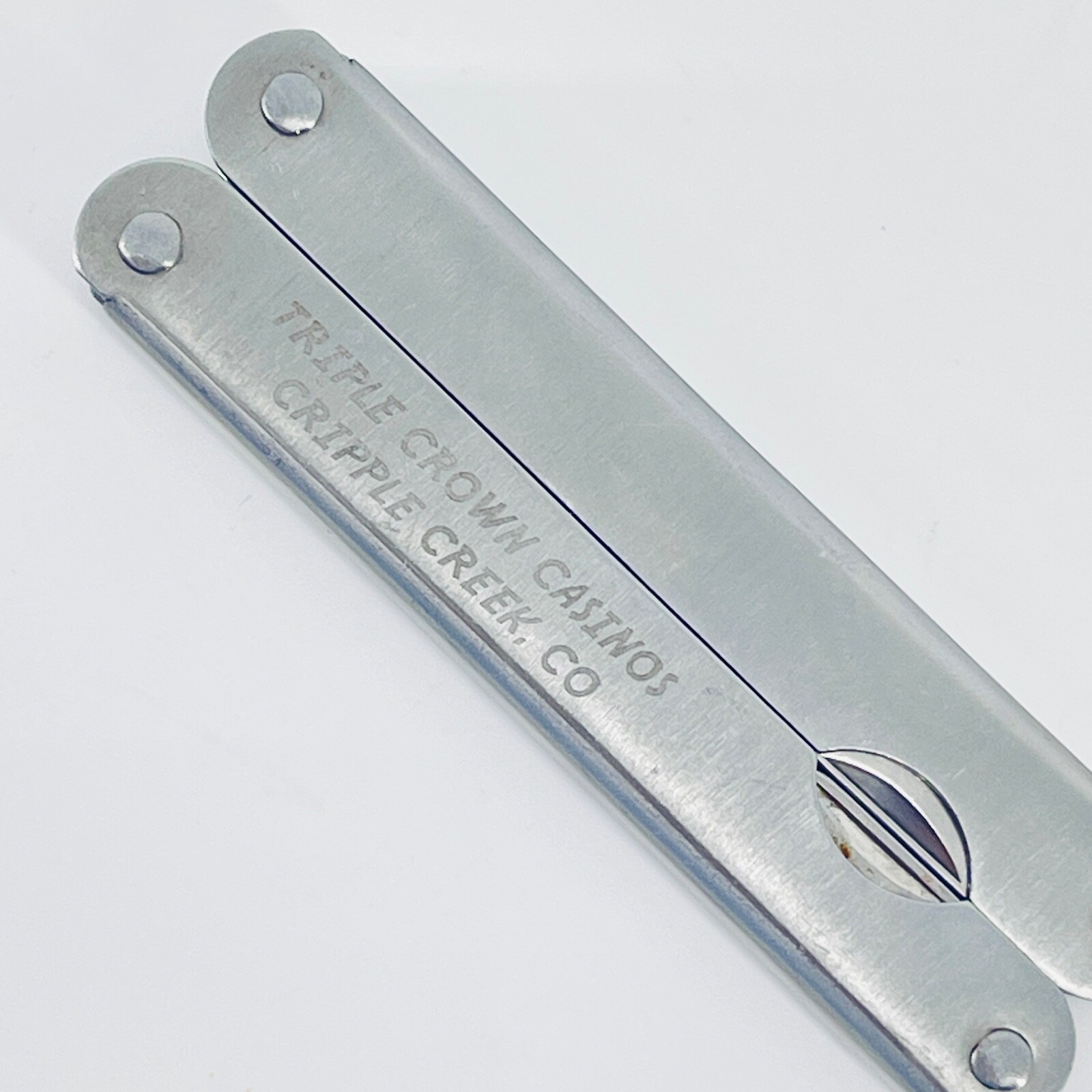 Triple Crown Casino Cripple Creek Casinos silver tone 7 Blade Multi Tool