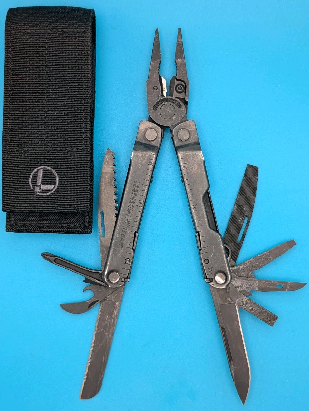 Leatherman Rebar Multi-Tool! BLACK OXIDE! WITH SHEATH!