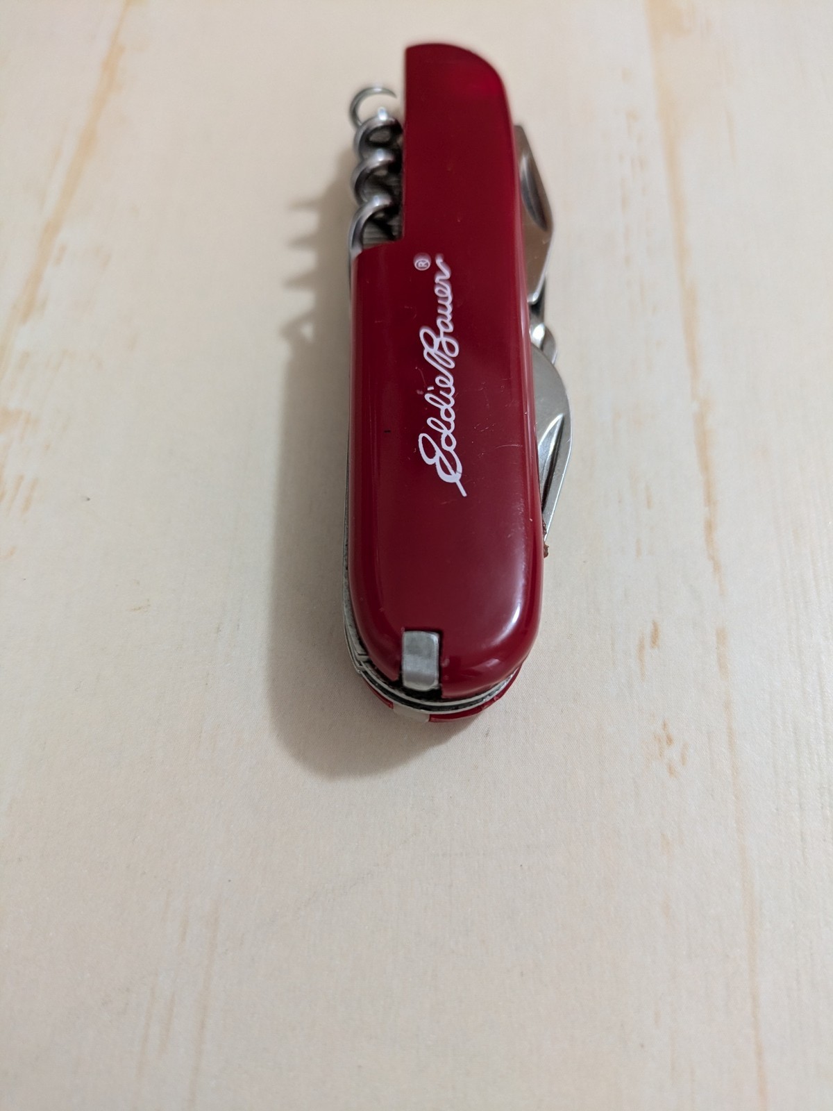 Swiss Army Knife Eddie Bauer Folding Pocket Knife. Multi Blades Tweezers Clean