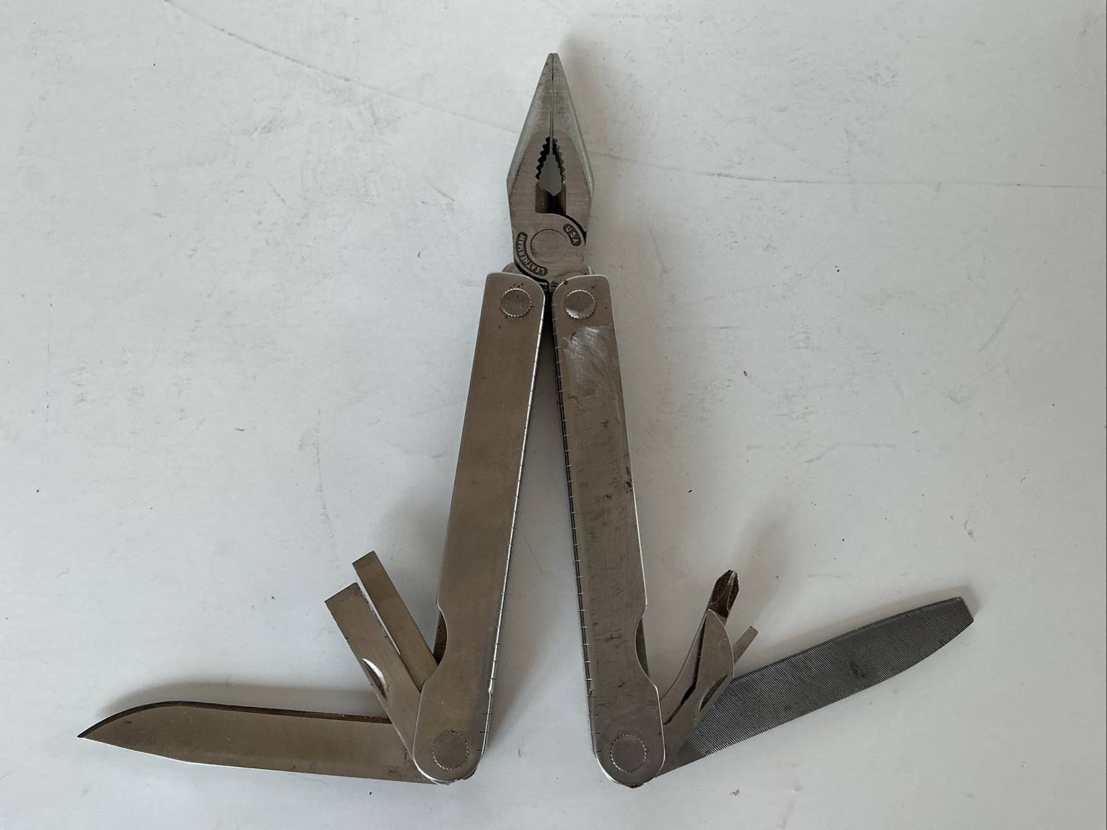 Leatherman Original Super Tool Multi Tool w/ Belt Sheath, Silver, Portland OR