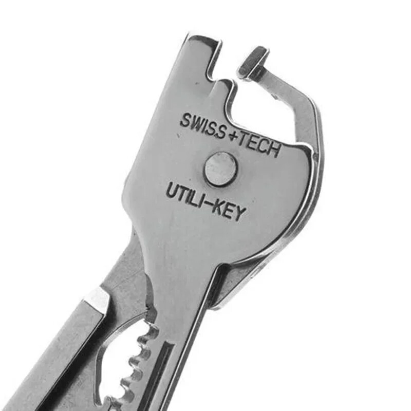 FATCOOL 6 In 1 Utili-Key Mini Multitool Keyring Plier Key Chain Camping Survival