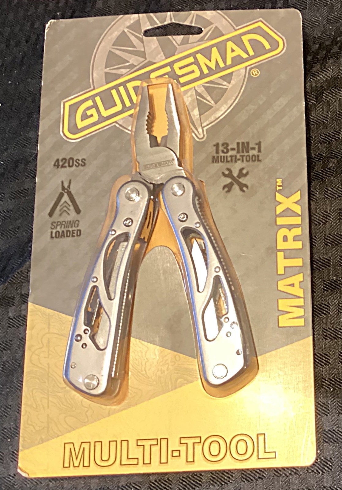Guidesman Matrix 420ss Stainless Steel 13 Function Multi-Tool w/ Nylon Case