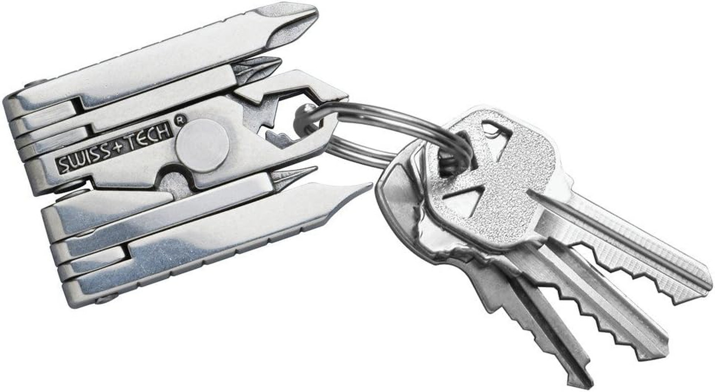 ST53100 Stainless Steel 19-In-1 Key Chain Multi Tool, Polished Finish (Single…