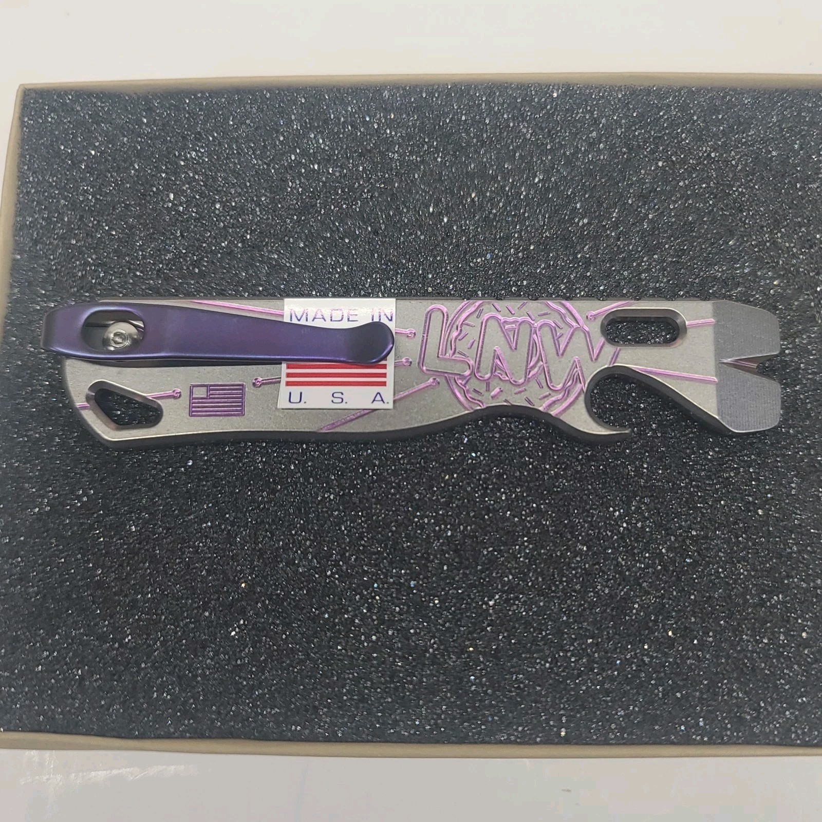 Lynch Northwest Prybar Donut Dagger D1.1 S1 6/50 Mint Condition