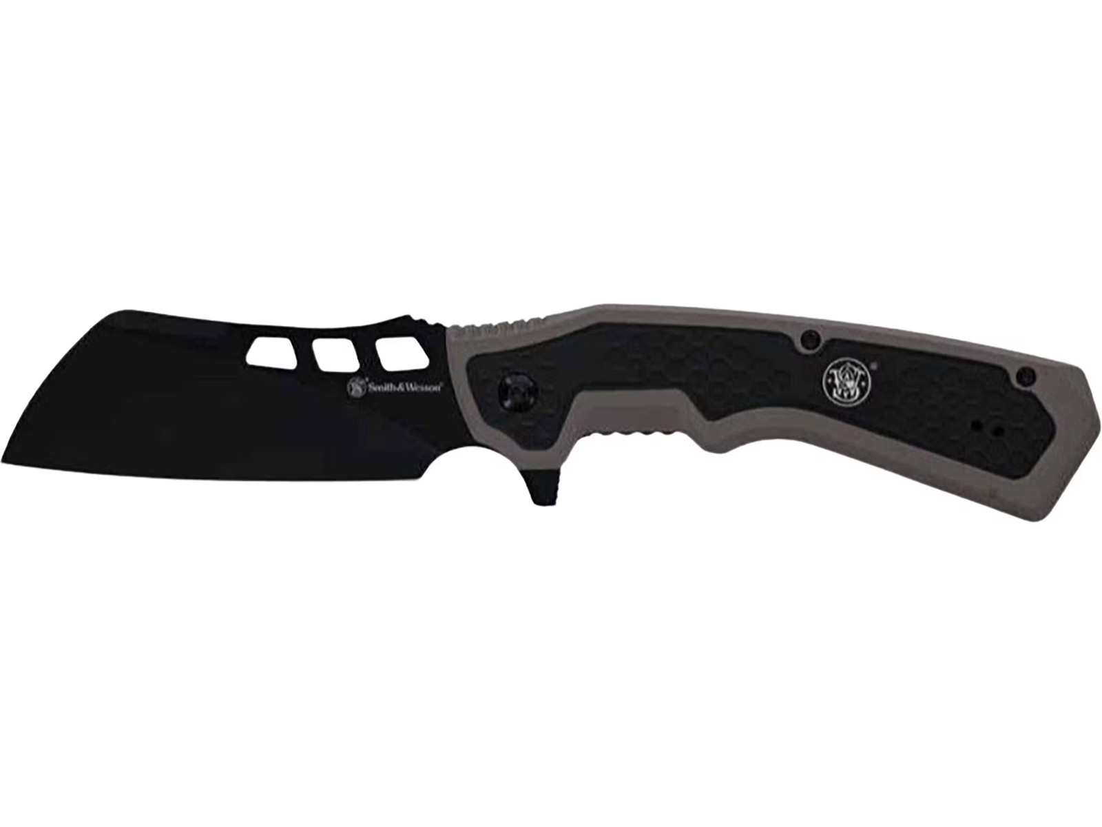 Smith & Wesson Extraction & Evasion Folding Knife 3.5″ Cleaver 8Cr13MoV Black