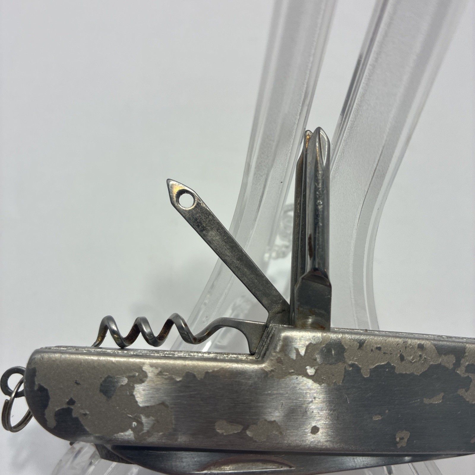 Pocket Multi Tool Swiss Type Knife Silver Army Camp Survival 11 Blades Stainless