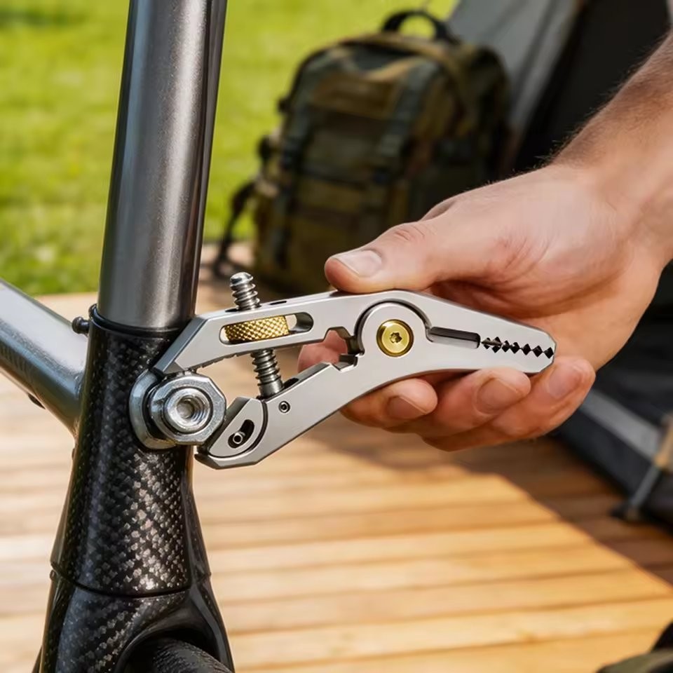 5-in-1 EDC Pocket Tool Stainless Steel Wrench Pliers Screwdriver Survival Gear