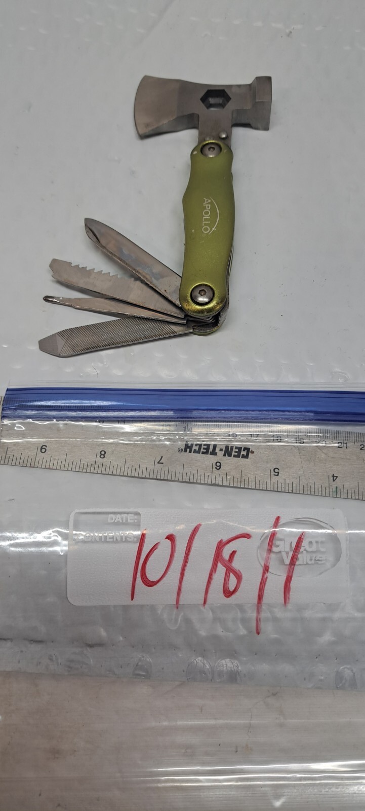 Apollo hatchet multi tool very nice 10/18/1