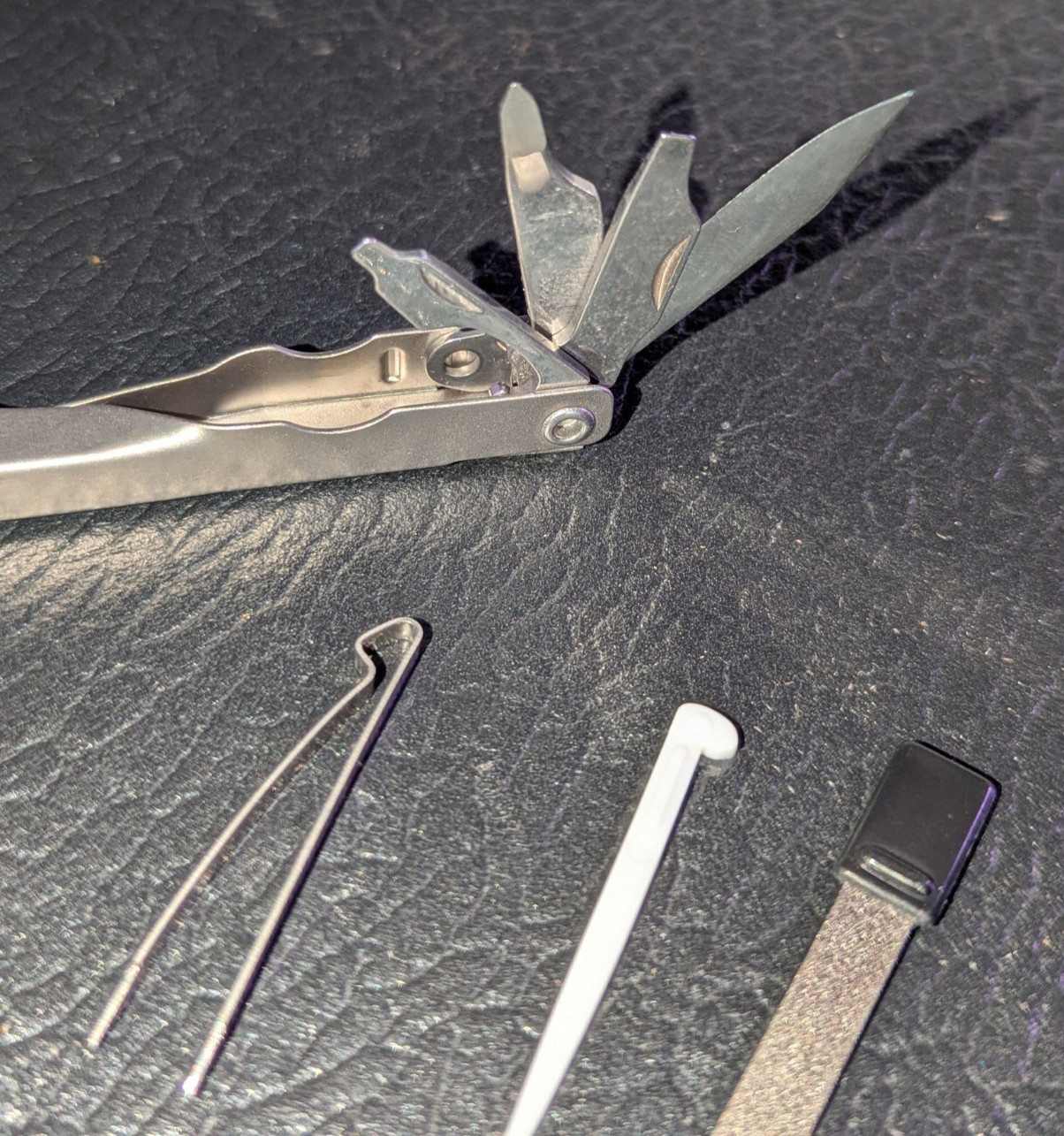 Vintage Schrade USA Tough Chip Folding Multi Tool Multitool Scissors Knife
