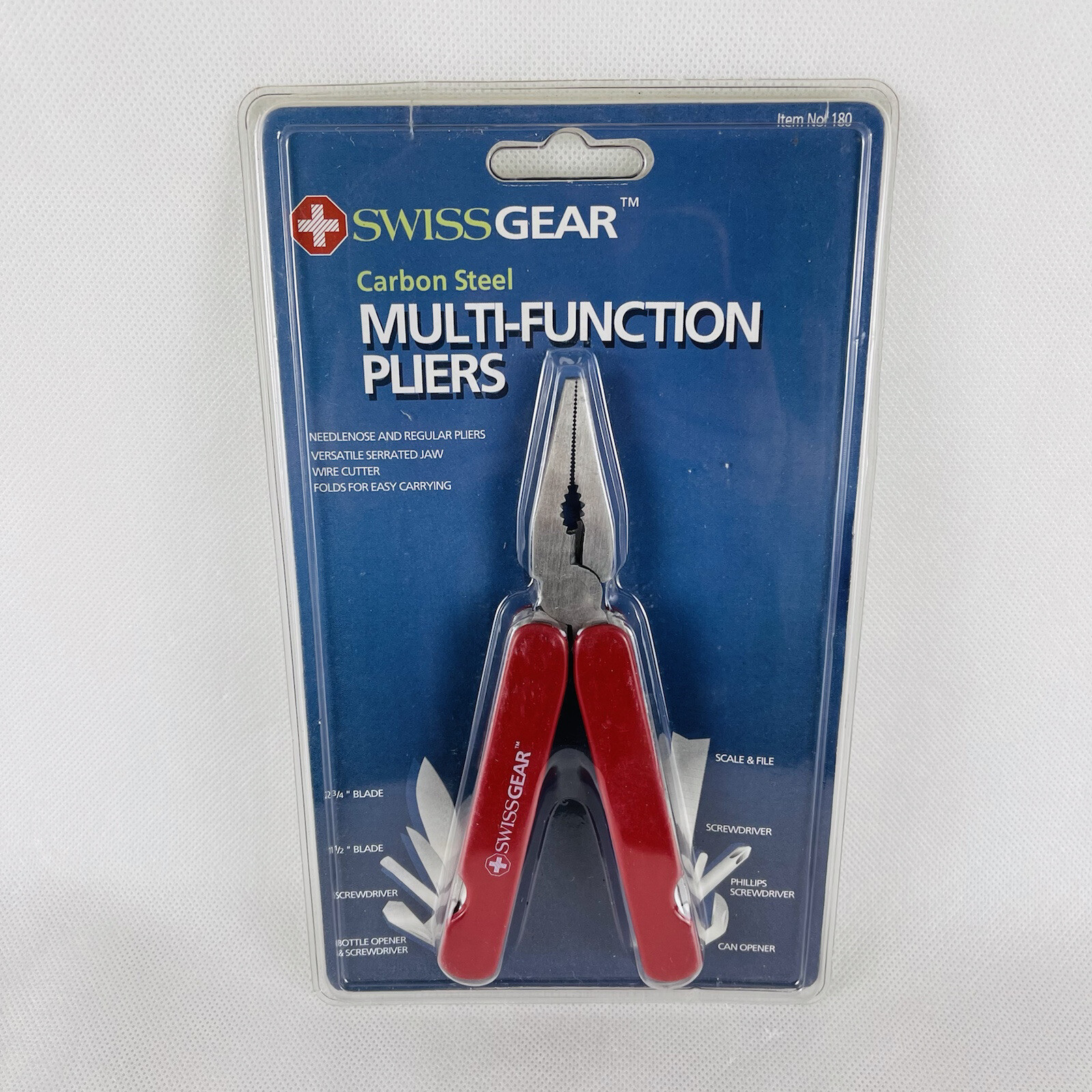 Swiss Gear, Carbon Steel Multi-Function Pliers New In Package