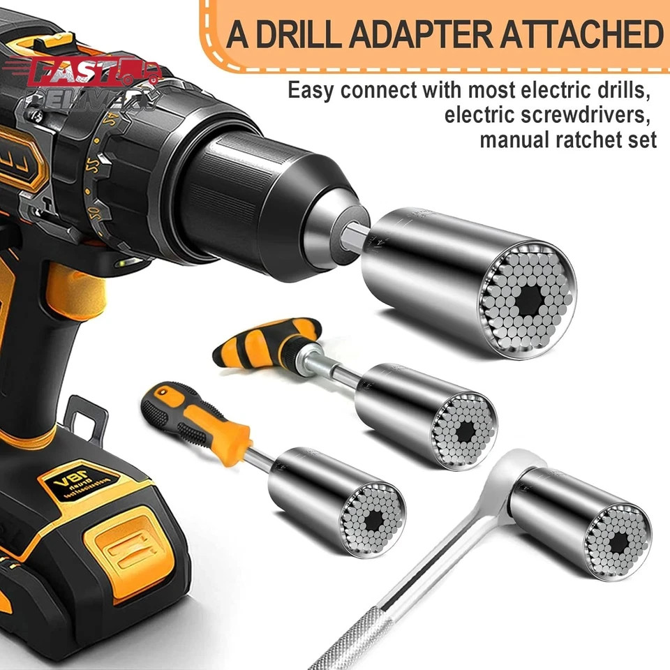Fathers Day Dad Gifts from Daughter Son Wife Super Universal Socket Tools Gifts
