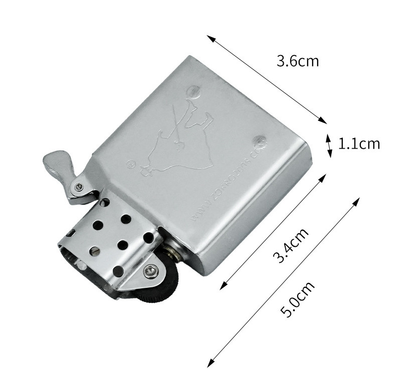 EDC Titanium Alloy Square Box Large Hinge Thick Shell Windproof Portable Tools