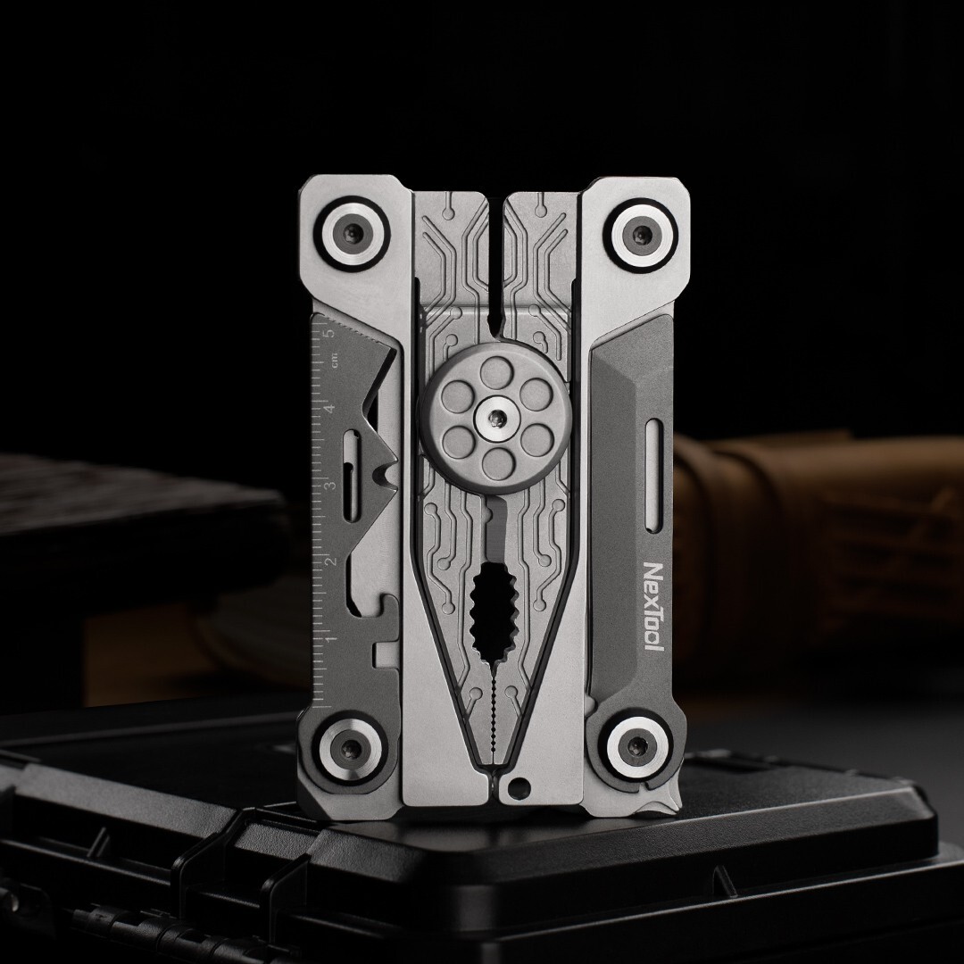 NexTool Silver Blade EDC Tool Several Standard Tools Stainless Steel Handles