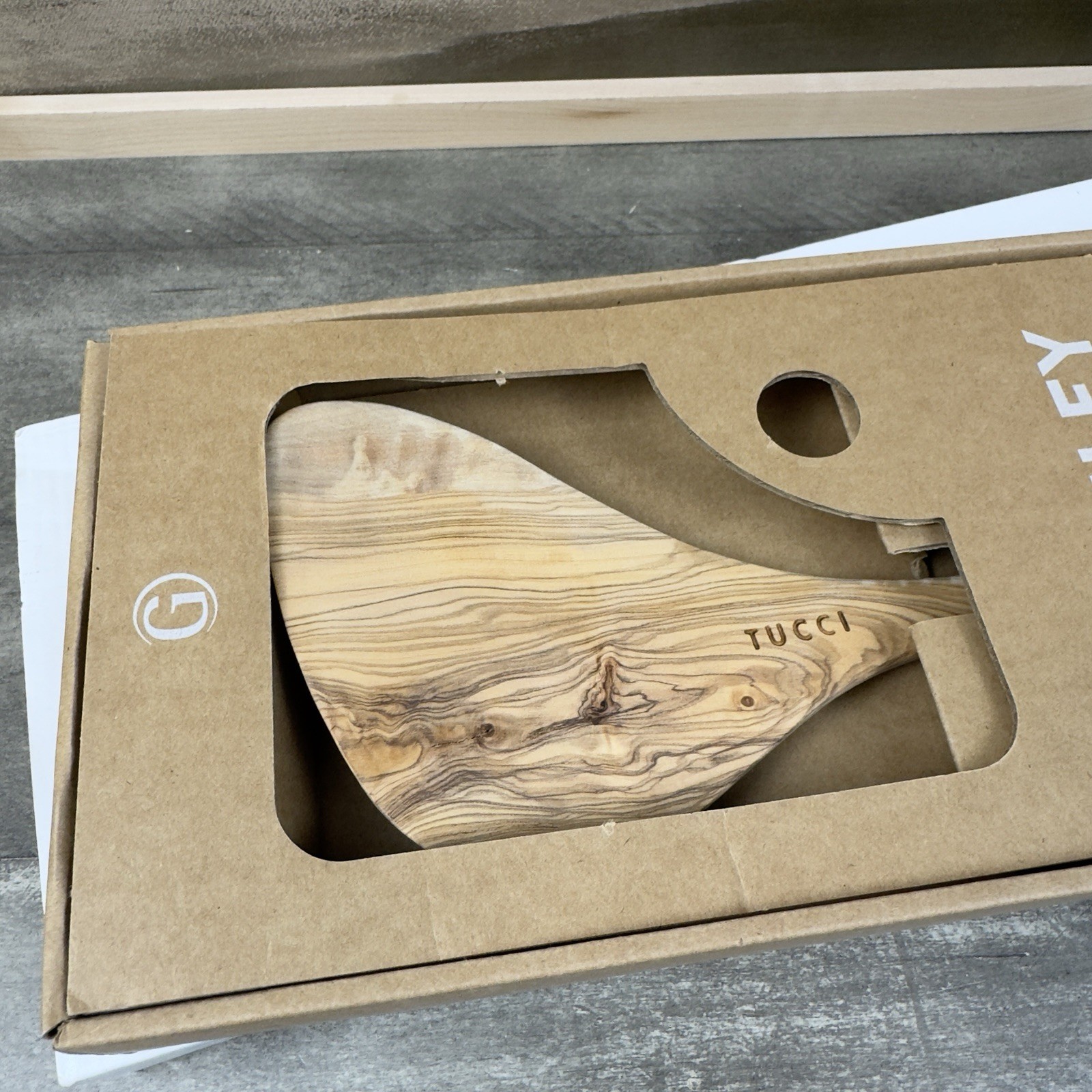 Williams Sonoma GreenPan Stanley Tucci Olivewood Universal Multitool Read OB
