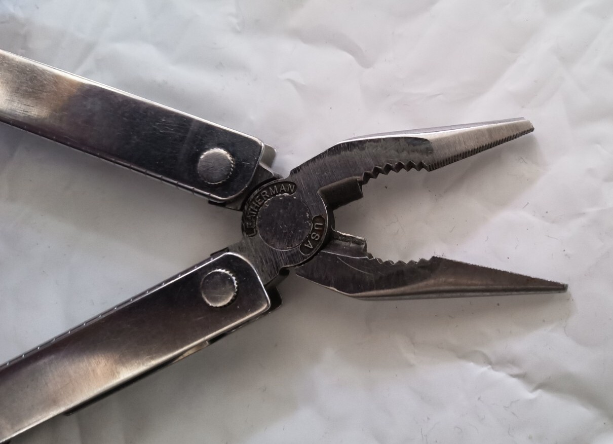 Vintage USA Leatherman Multi Tool & Sheath US REG TM 1325473 Pliers Knife