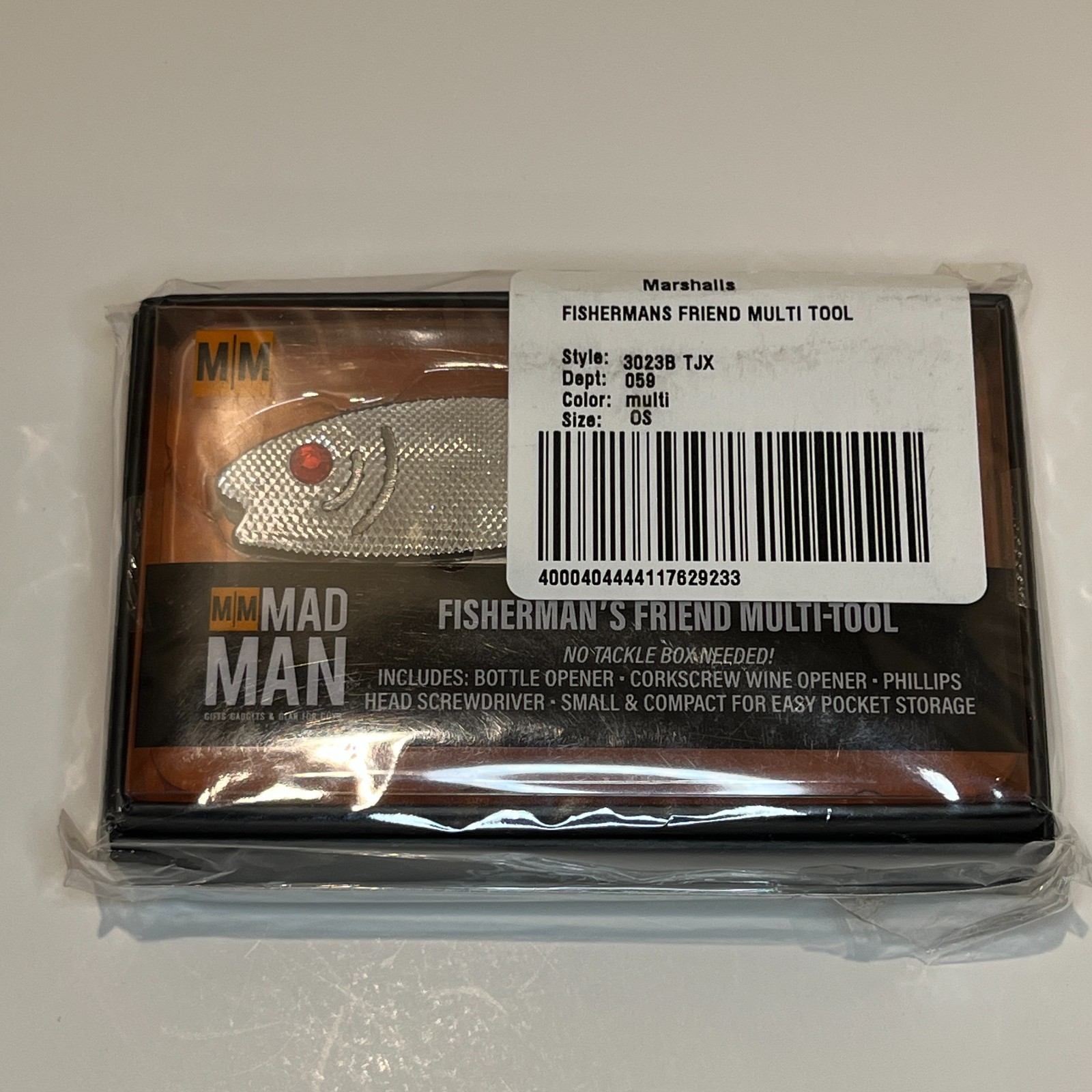 MAD MEN Fisherman’s Friend Multi-Function Pocket Tool (NEW Sealed)