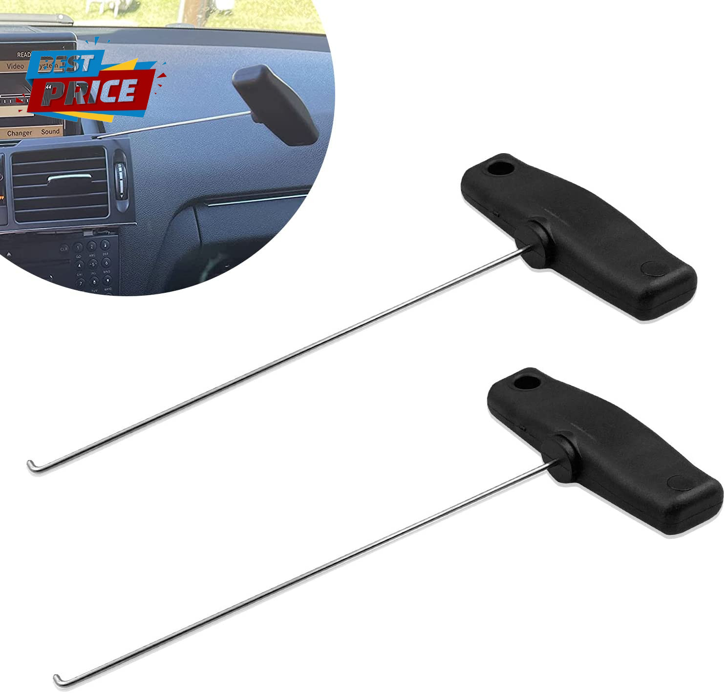 Instrument Cluster Removal Pulling Hooks Tool Dashboard Removing Tool Compatible