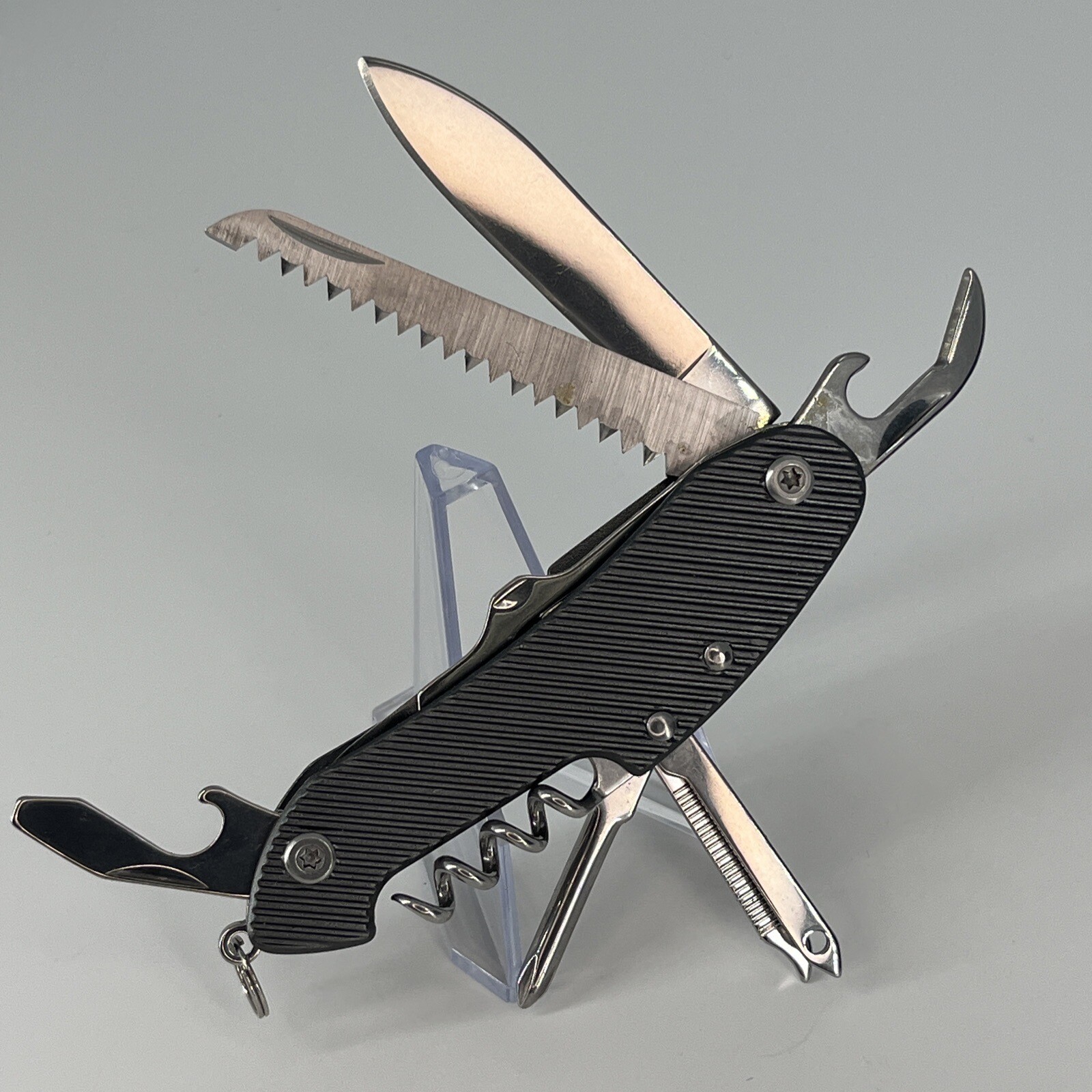 Pacific Trail Multi Tool Scissors Saw Bottle Opener Can Opener Corkscrew Awl