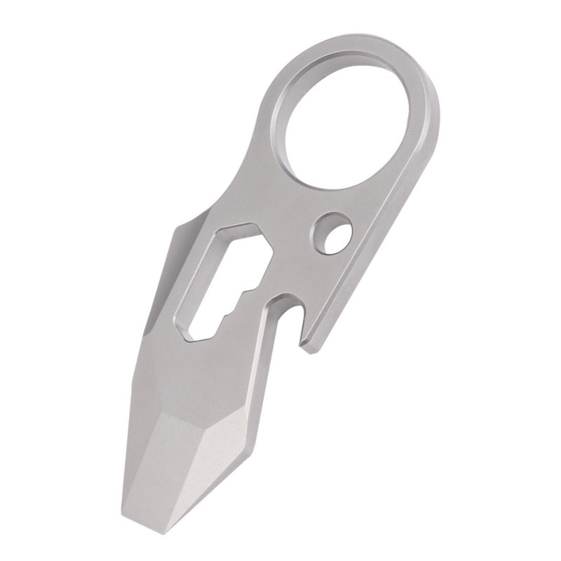 Titanium Pry Bar Crowbar Bottle Opener EDC Outdoor Pocket Multi Tools Keychain