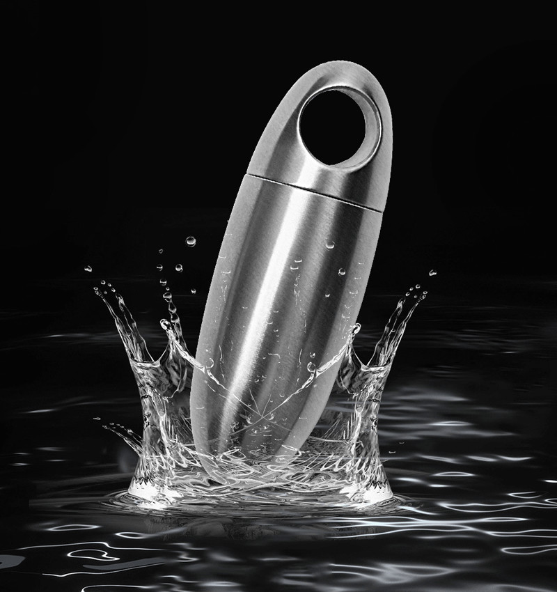 EDC Titanium Alloy Waterproof Pill Storage Box Outdoor Travel Survival Container