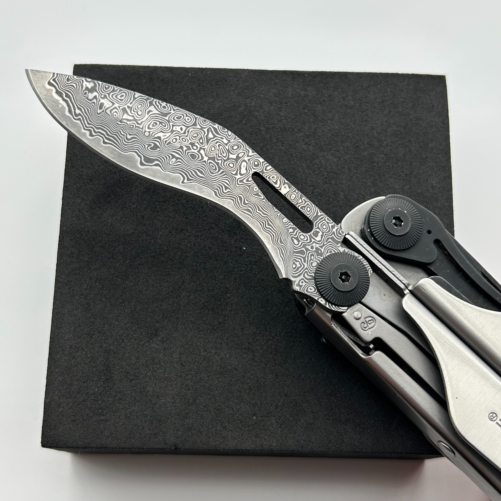 [USA Stock] VG10 Damascus Replacement Blade for Leatherman Multi-Tool HRC 60 EDC