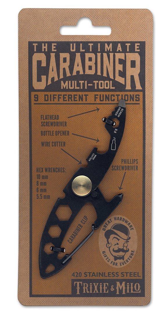 The Ultimate Carabiner Multi-Tool by Trixie & Milo 9-n-1 tool
