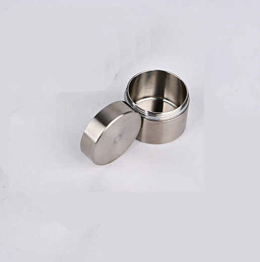 1 PC Stainless Steel Waterproof Tea Can EDC Outdoor Sealed Pill Case Storage—-
