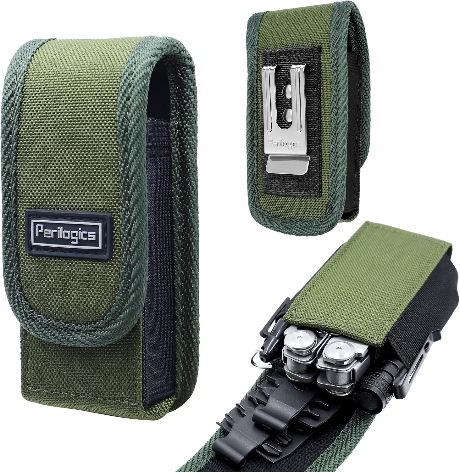 Magnetic Tool Sheath for Leatherman – Nylon Belt Pouch Fits Wave Plus, Wingman,