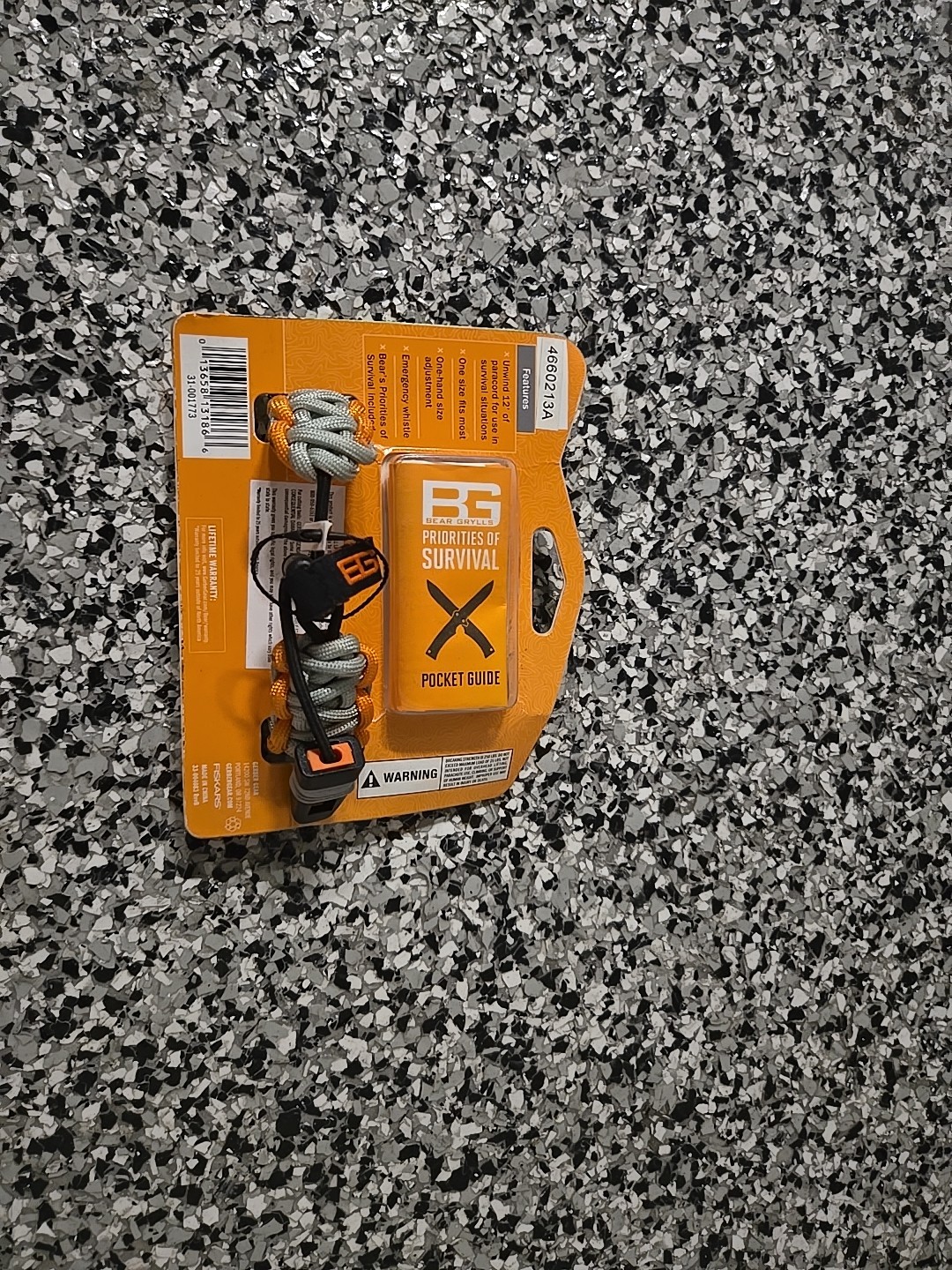 Gerber Bear Grylls Survival 1-ounce Paracord Bracelet + Whistle 31-001773 Aussie
