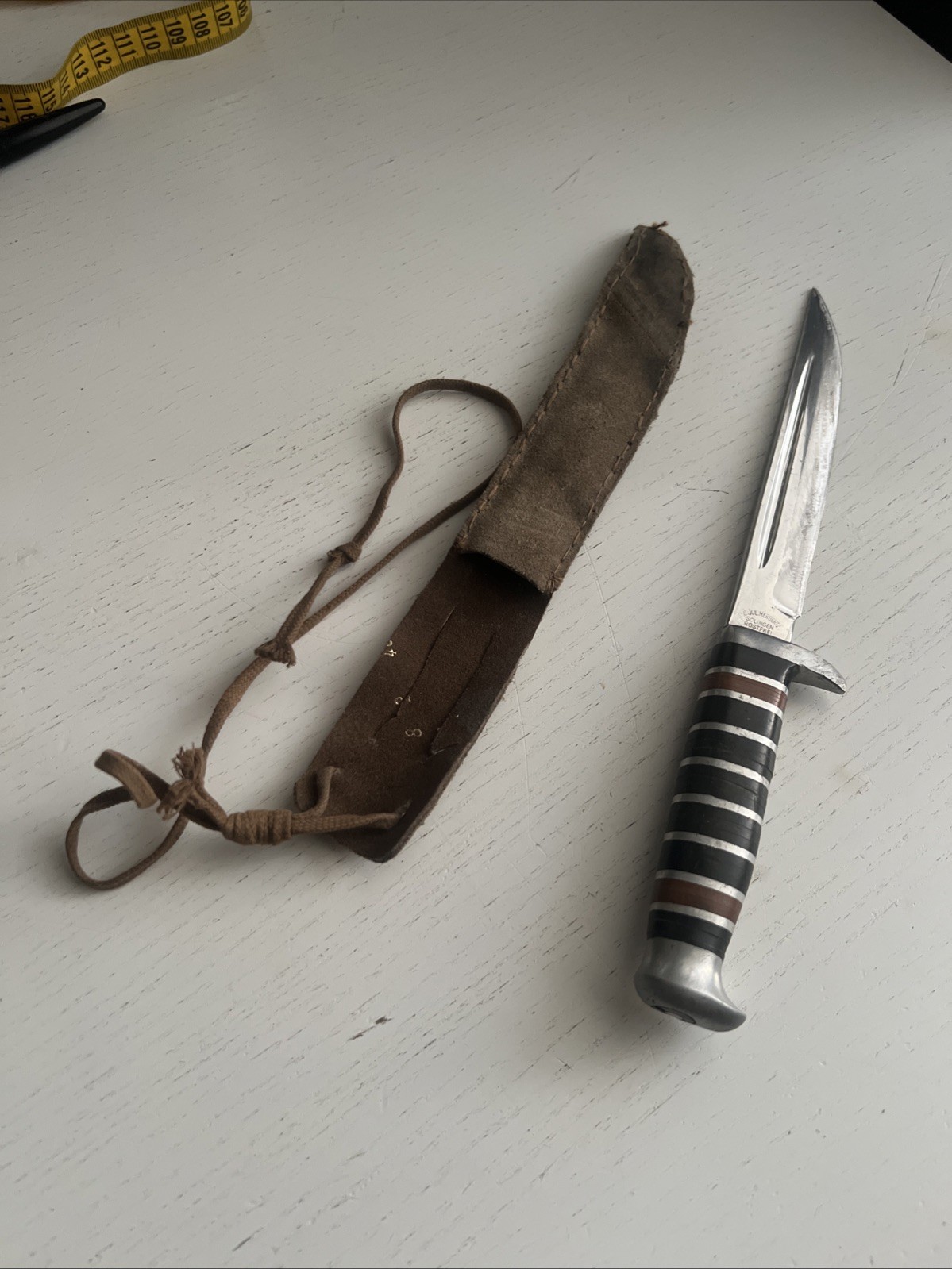 Hunting knife, driving knife, C. Jul. Herbertz Solingen Stainless Steel