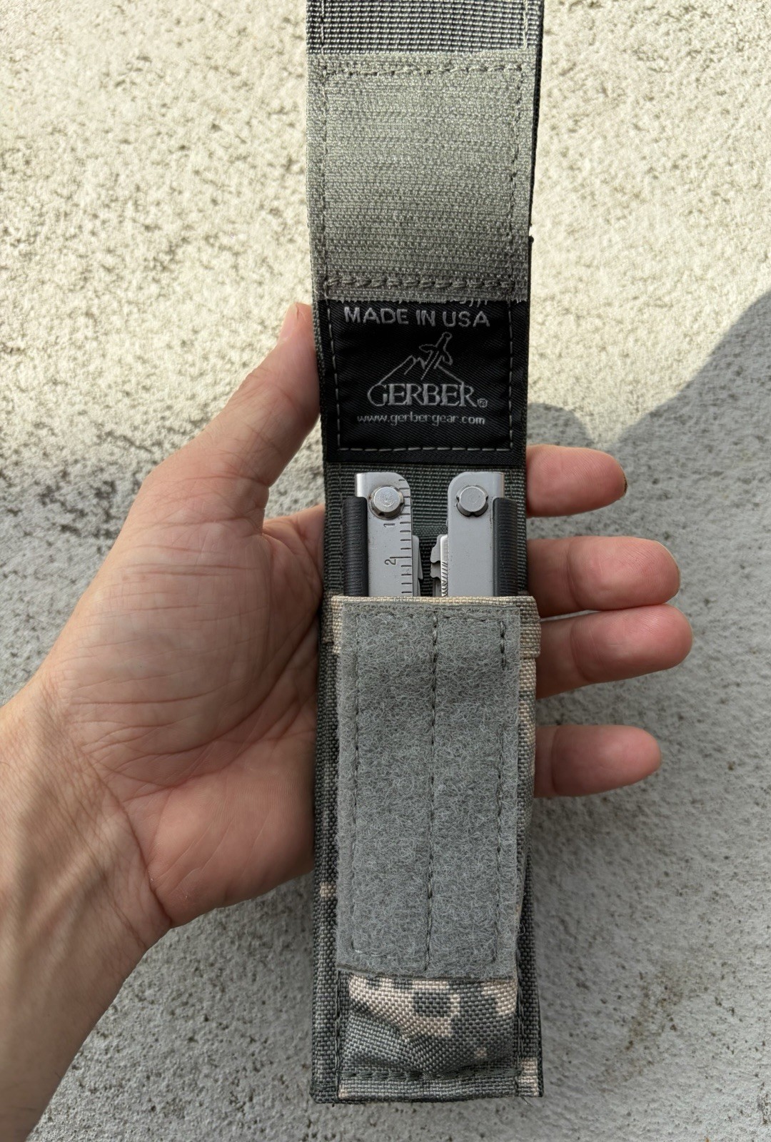 GERBER MP600 MULTI-PLIER TOOL MILITARY, HUNTERS SILVER W/ACU CASE/POUCH EXC.!