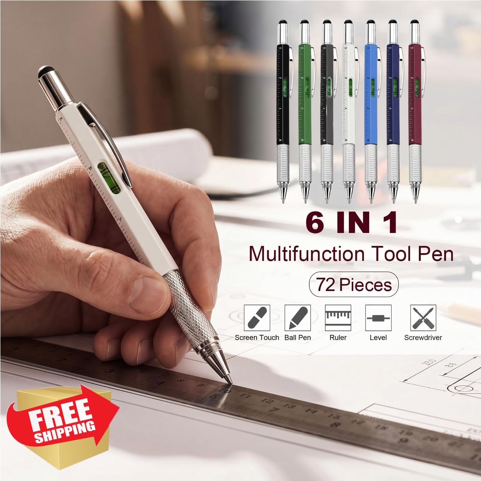 Zhanmai 152 Pcs Multitool Pen Vintage Color