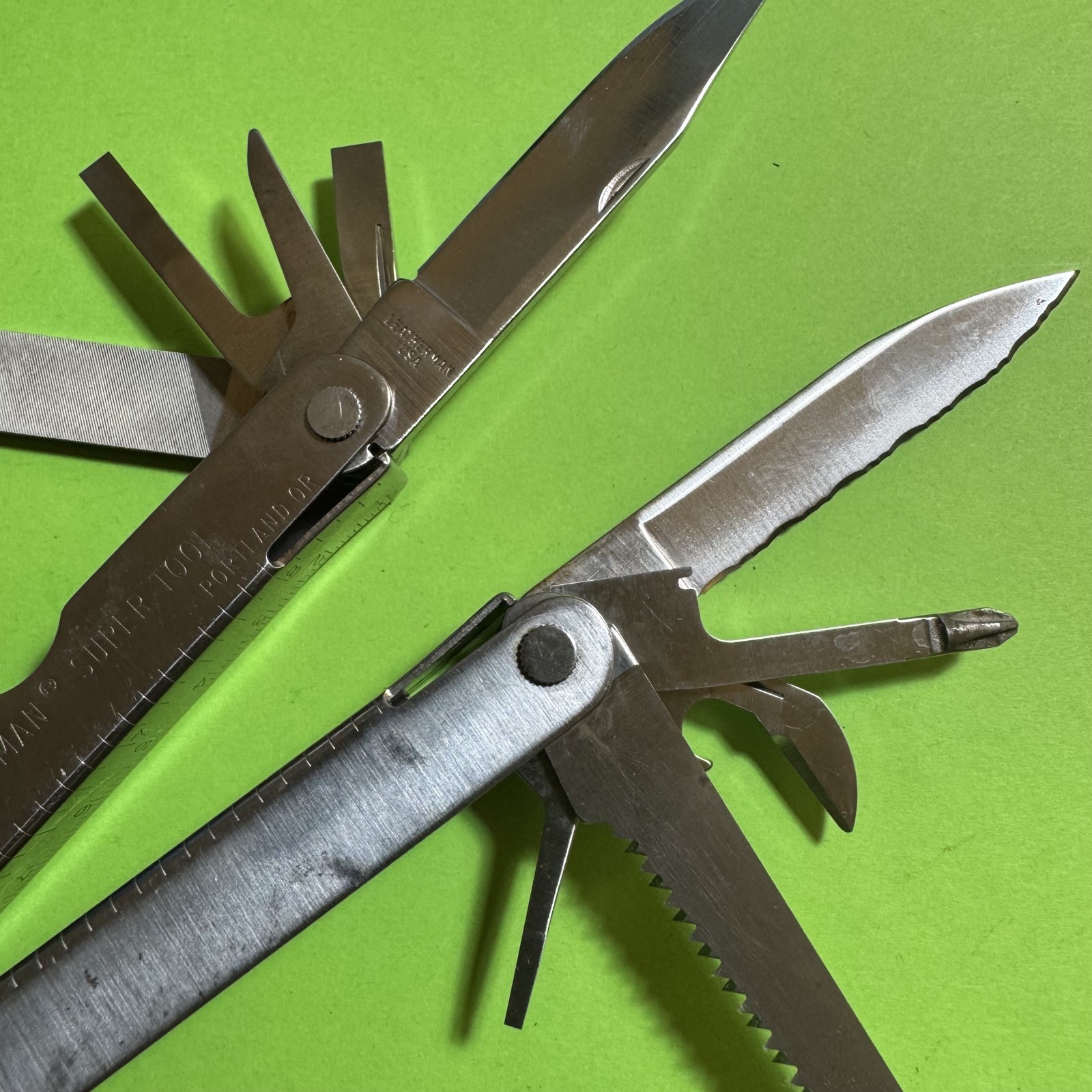 Leatherman Super Tool Plier Multi Tool Pocket Knife Stainless EDC #773