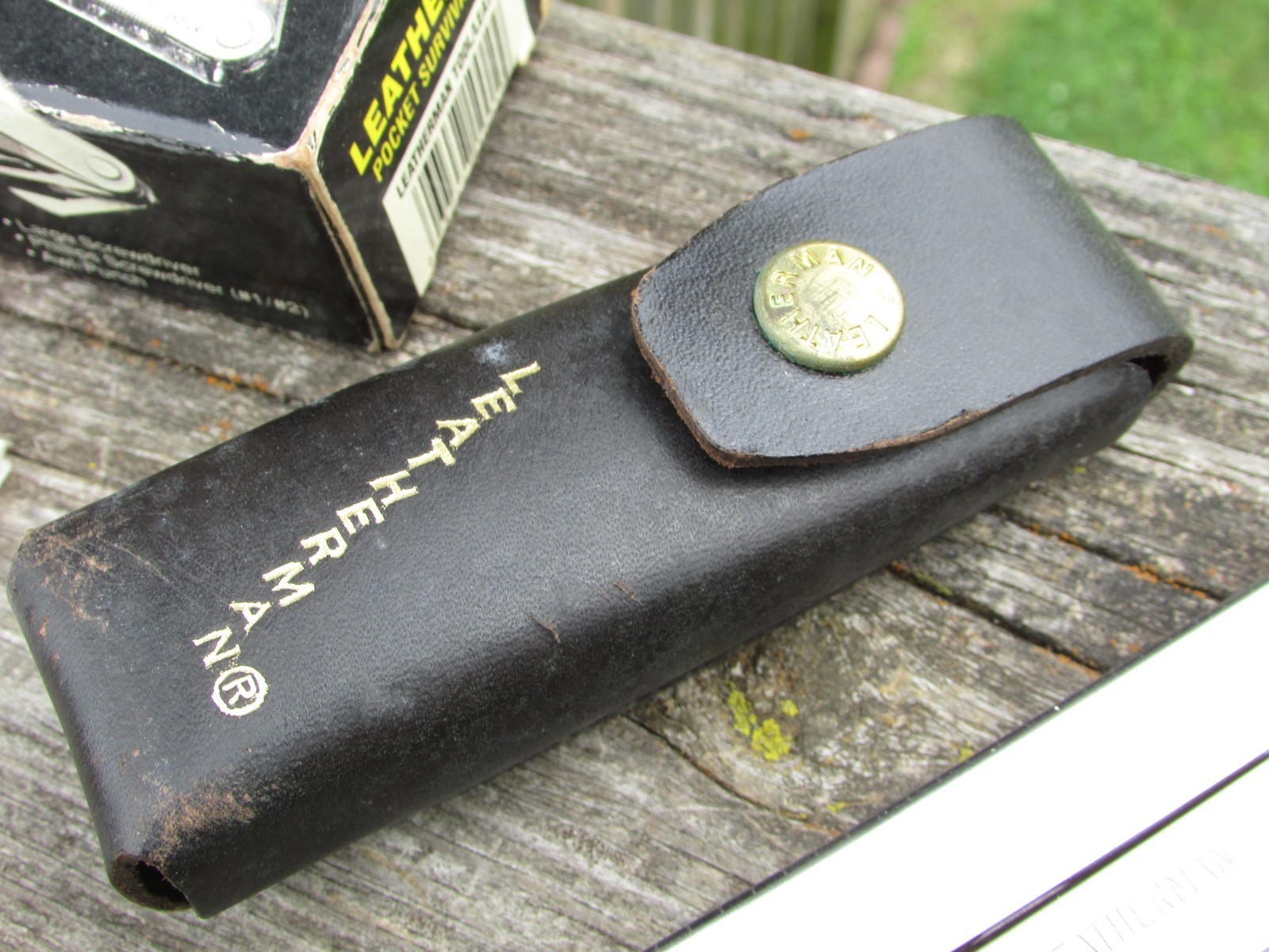 Original Vintage 1995 LEATHERMAN Pocket SURVIVAL TOOL Looks UNUSED Retired NOS !