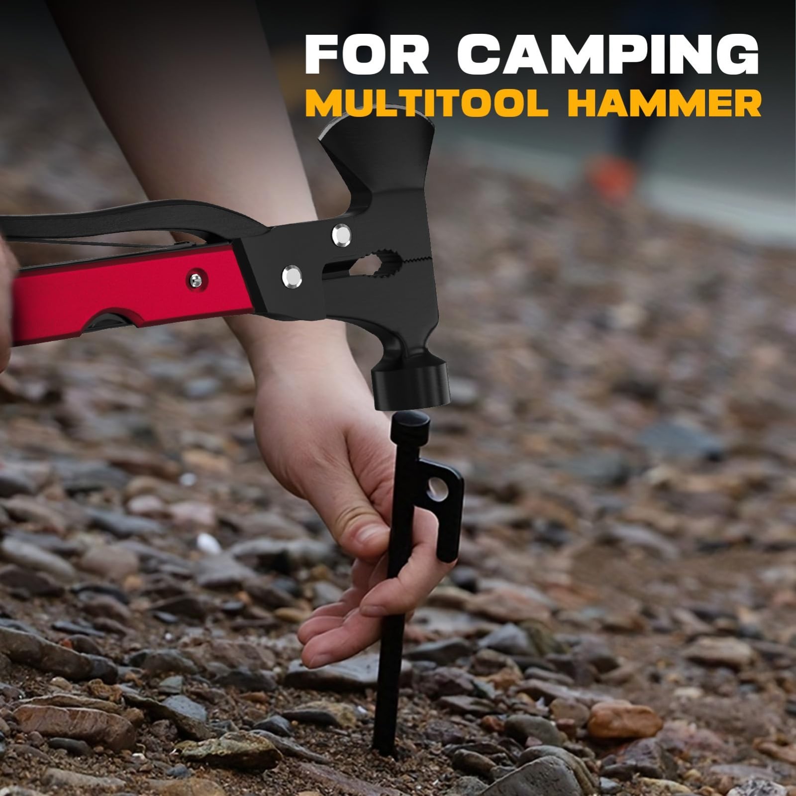 15-in-1 Multitool Axe – Perfect Camping & Hiking Gift for Men, Dad, Husband, Boy