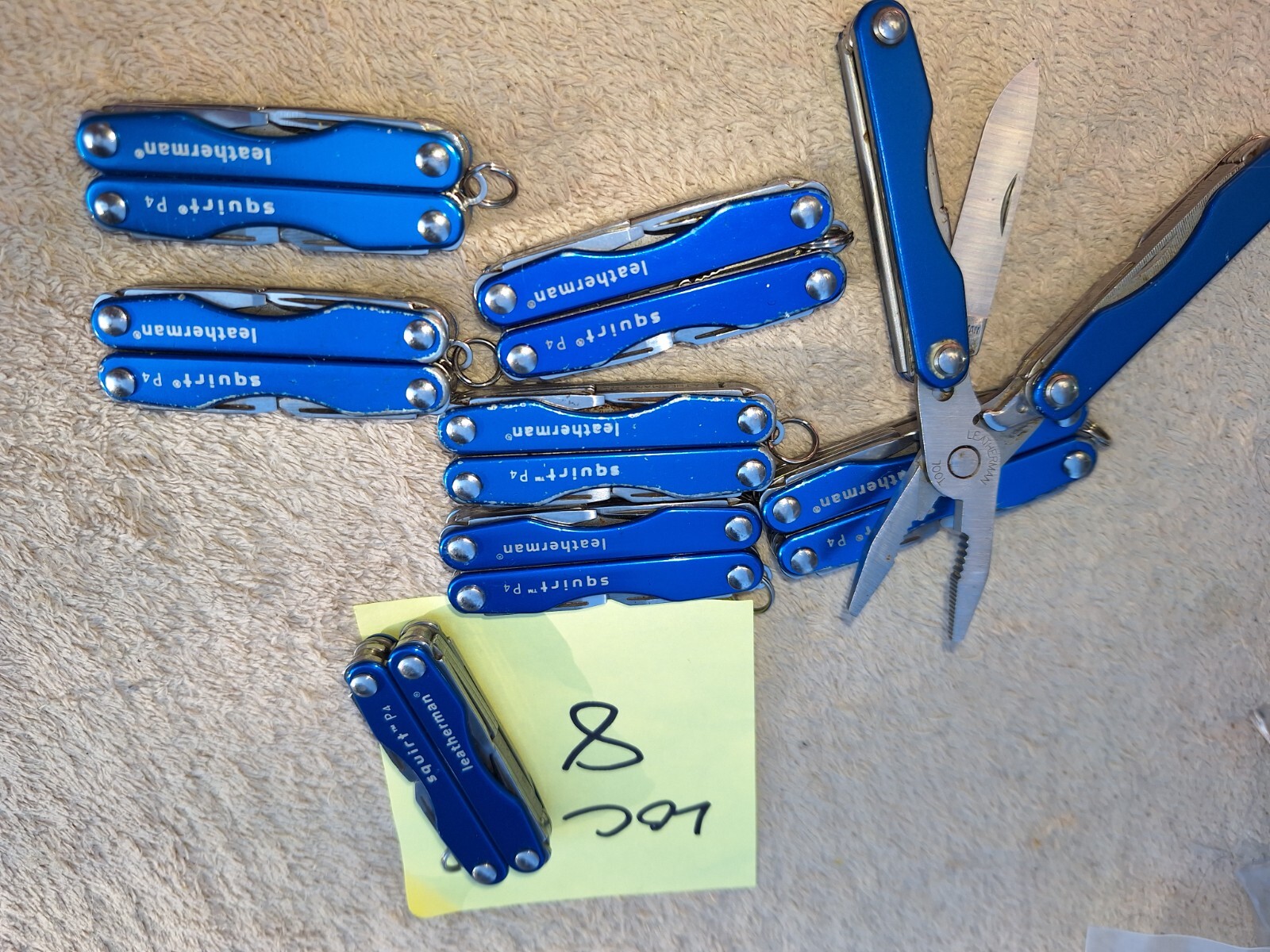 QTY 1 LEATHERMAN P4 SQUIRT BLUE Multi Tool COLLECTORS GREAT GIFT Loc 8